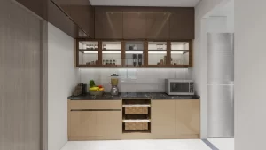 Modern kitchen interior design by Varma and Associates, best interiors in Hyderabad and Kukatpally