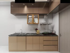 Modern kitchen interior design by Varma and Associates, best interiors in Hyderabad and Kukatpally